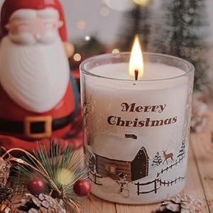 Christmas Candle Gifts for Women with Gift Box Christmas Aromatherapy Soy Candles for Home Scented
