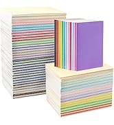 100 PCS Mini Notebooks Bulk, 3.5"x5.5" Small Pocket Notebook Mini Sketchbooks Colorful Cover Note...