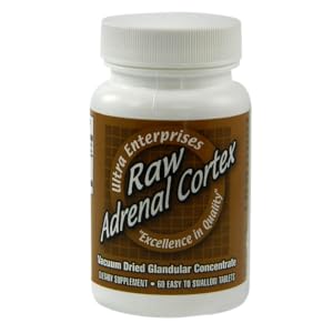 bottle of adrenal-cortex supplement