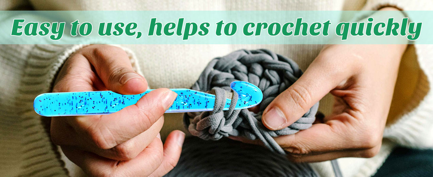 Qmnnma 5 Large Crochet Hooks, 12mm25mm Crochet Hooks