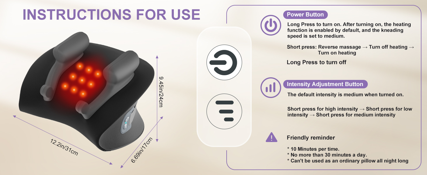 back massager for pain relief deep tissue
