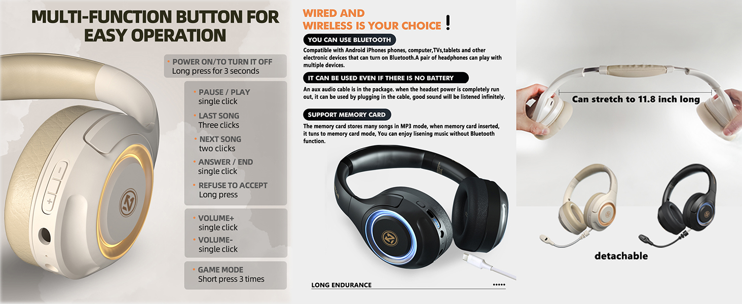 How to use headphone button and other functions