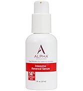 Alpha Skin Care Renewal Serum Concentrated with 14% Glycolic AHA, Intensive Rejuvenating Smoothin...