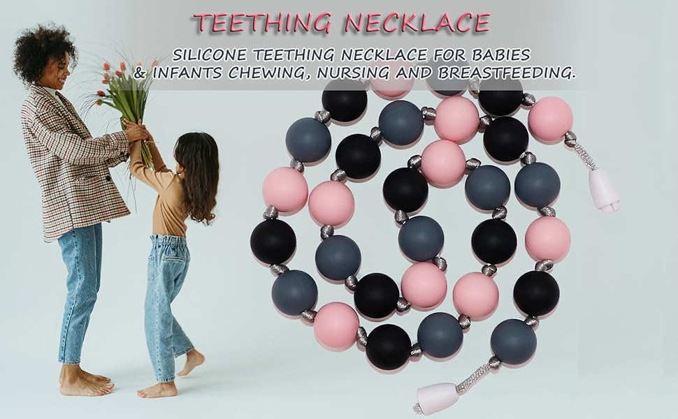 teething necklace for baby girl