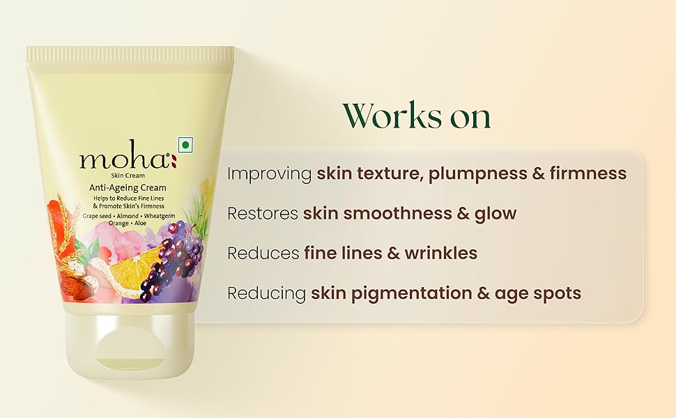 moha Anti-Aging Cream - Skin Benefits