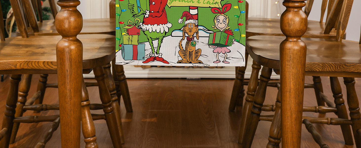 Christmas Table Runner, Christmas Decorations for Home