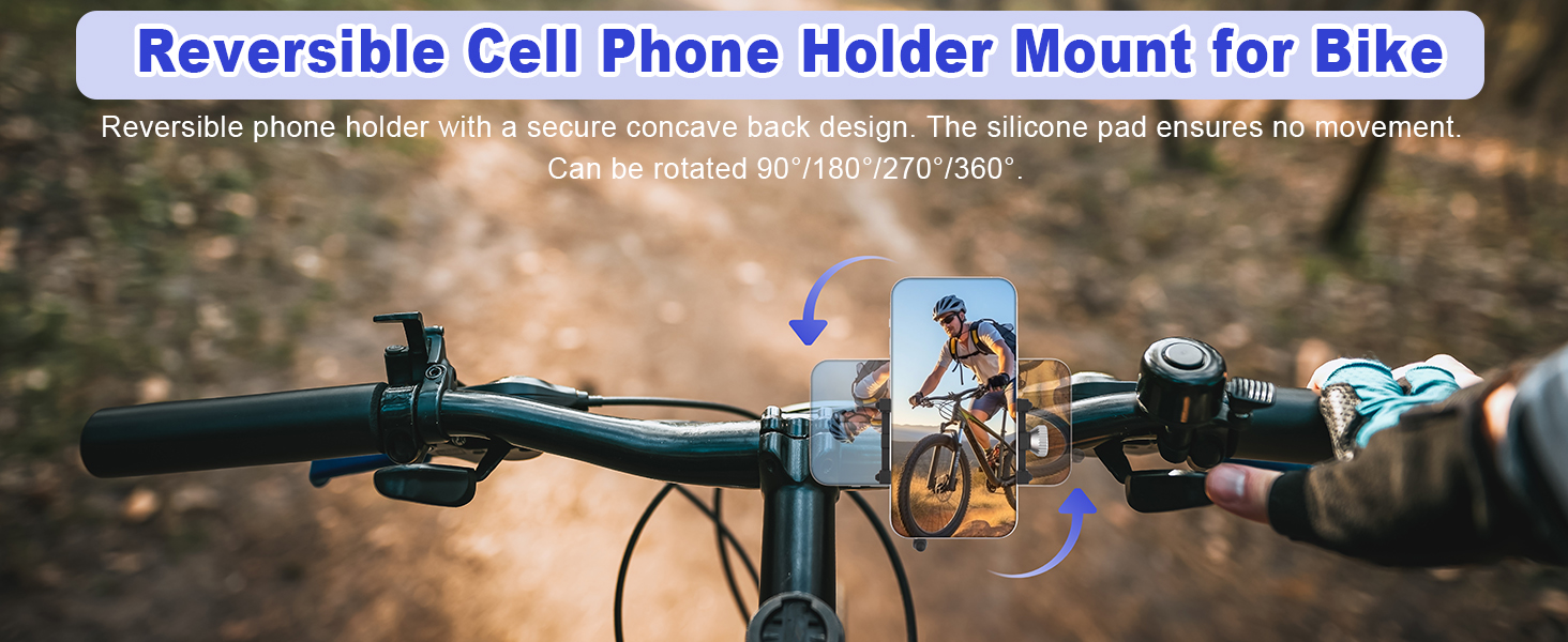 electric bicycle phone holder bike phone holder mount handlebar mounted cell phone holder for bike