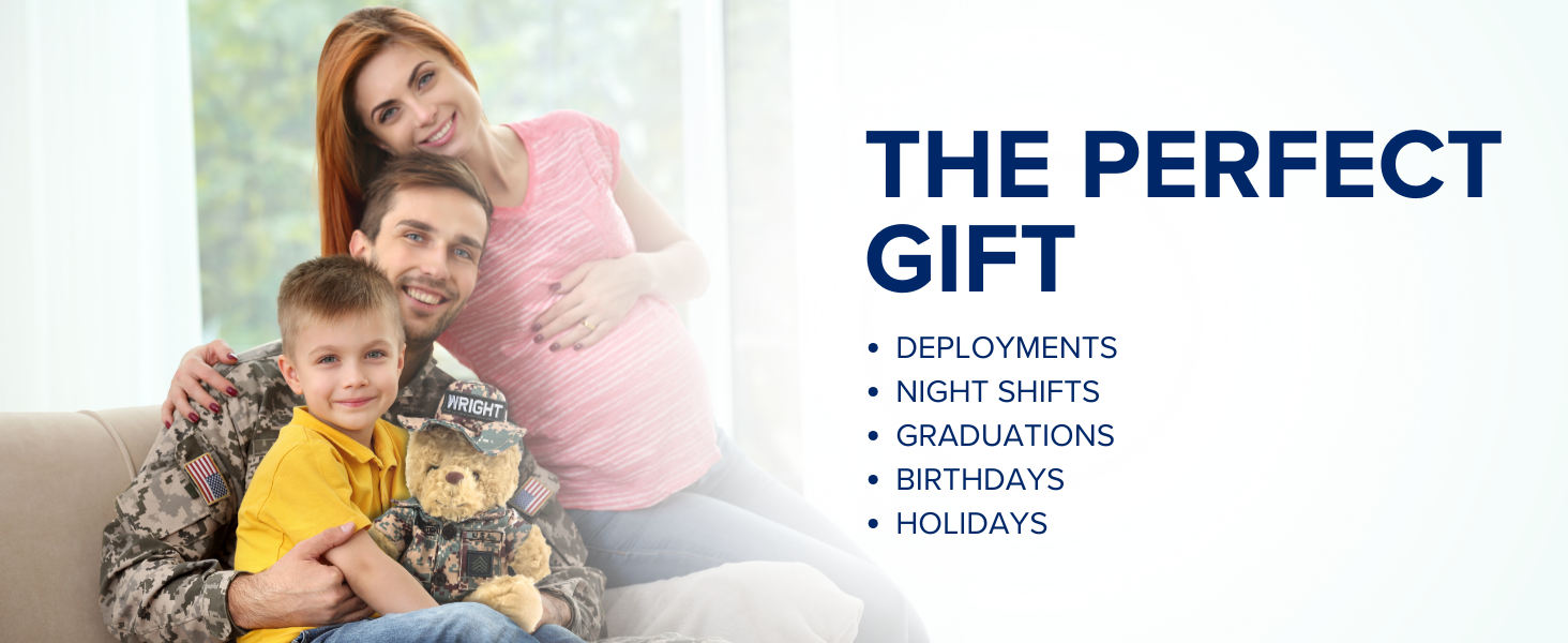 ZZZBears teddy bear gift idea for deployments night shifts graduations birthdays and holidays