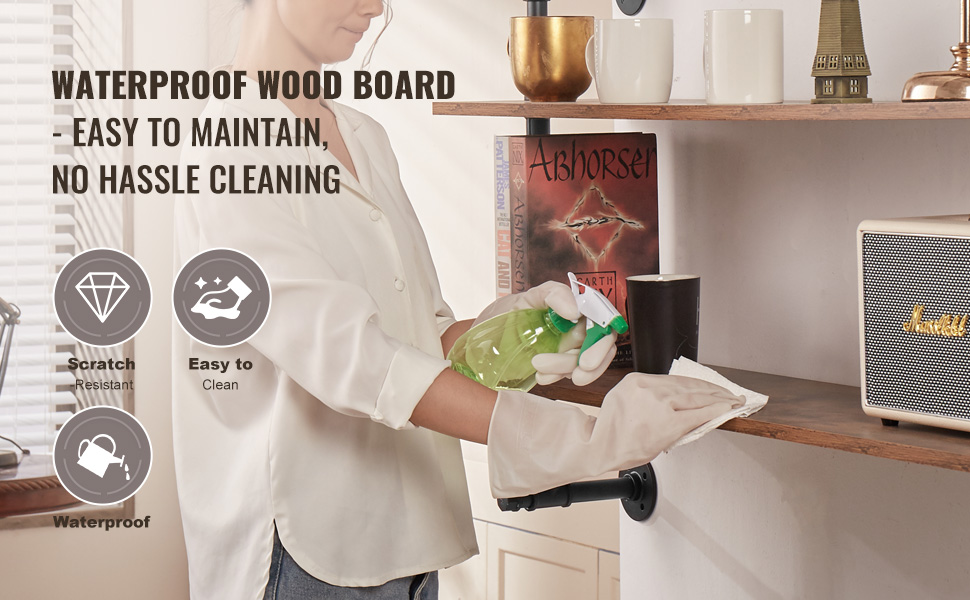 industrial wall shelves