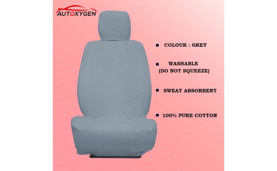 AUTOXYGEN Car Towel Seat Cover Accessories Front & Rear 100 Pure