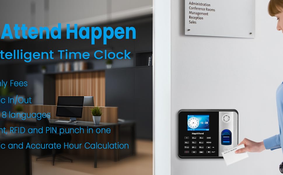 RFID Cards for NGTeco Time Clock TC1 MB1 MB2 Thin RFID Proximity