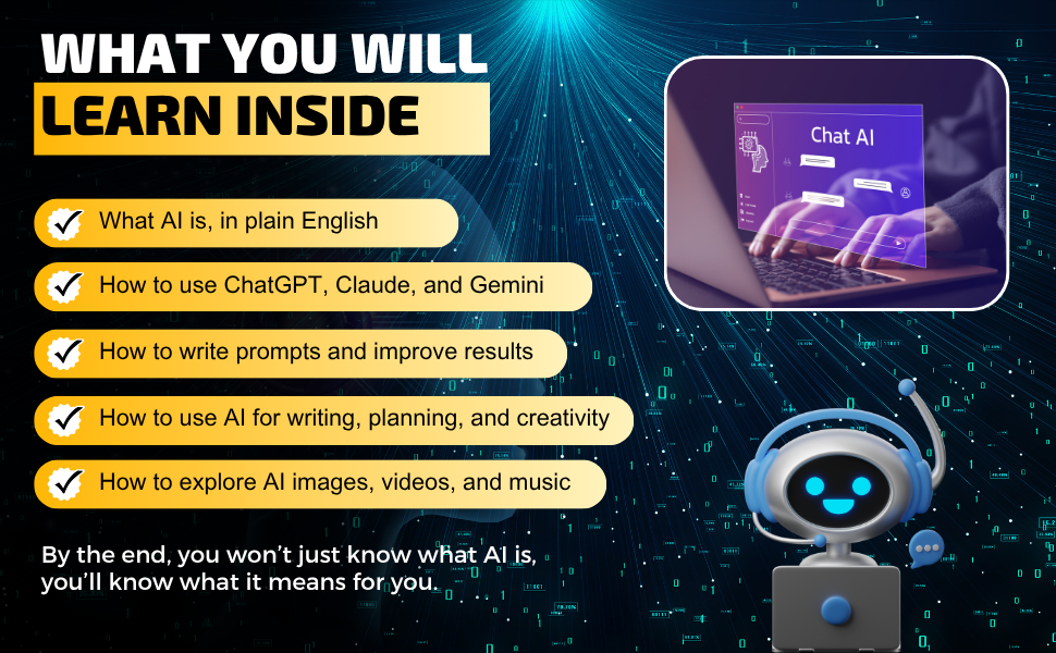 Describing what you will learn inside the book