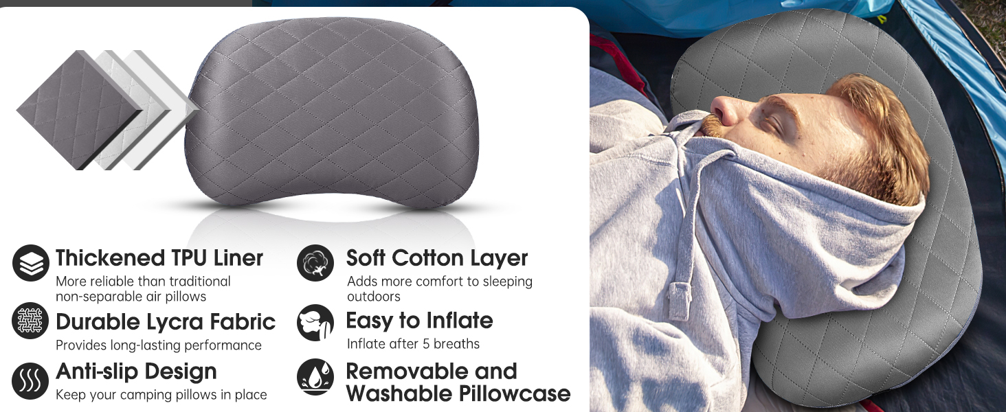 inflatable travel pillow