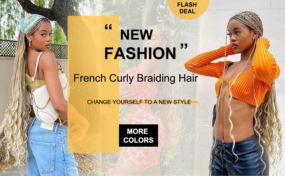 french curly braiding hair for black woman