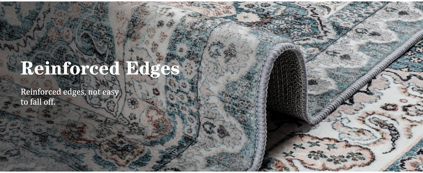 Foxmas 6x9 Area Rugs for Living Room, Machine Washable