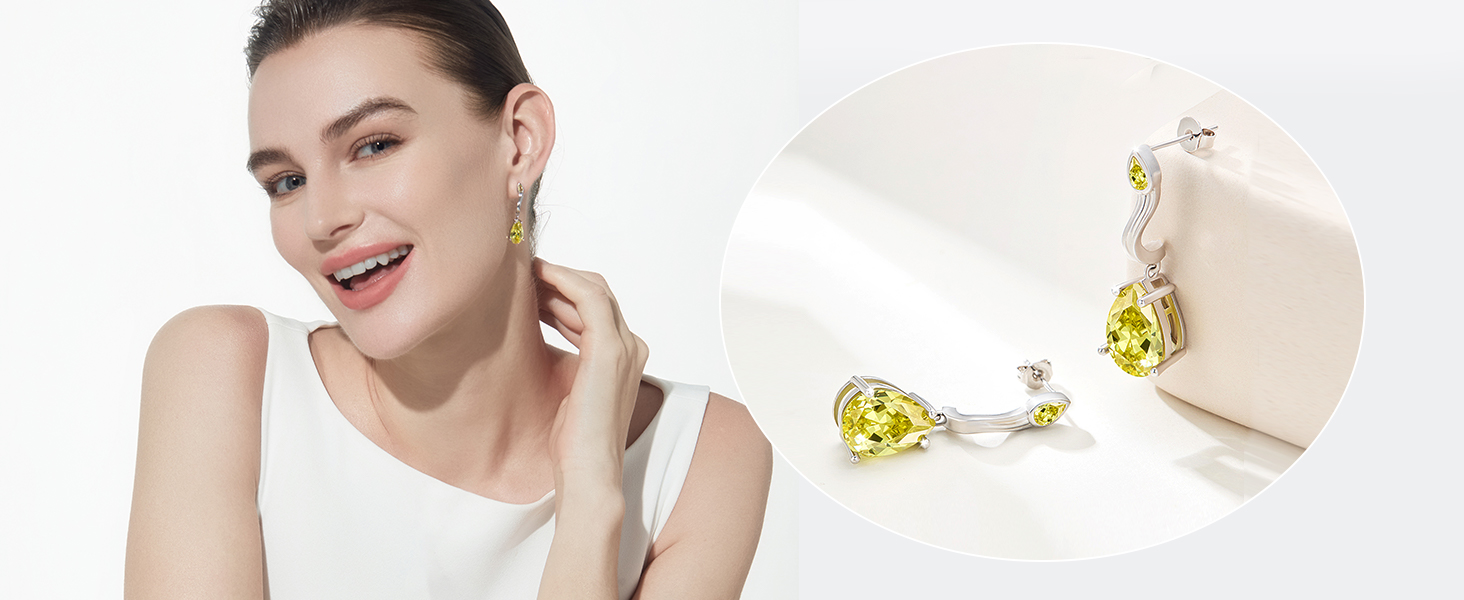 Leverback Dangle Earrings