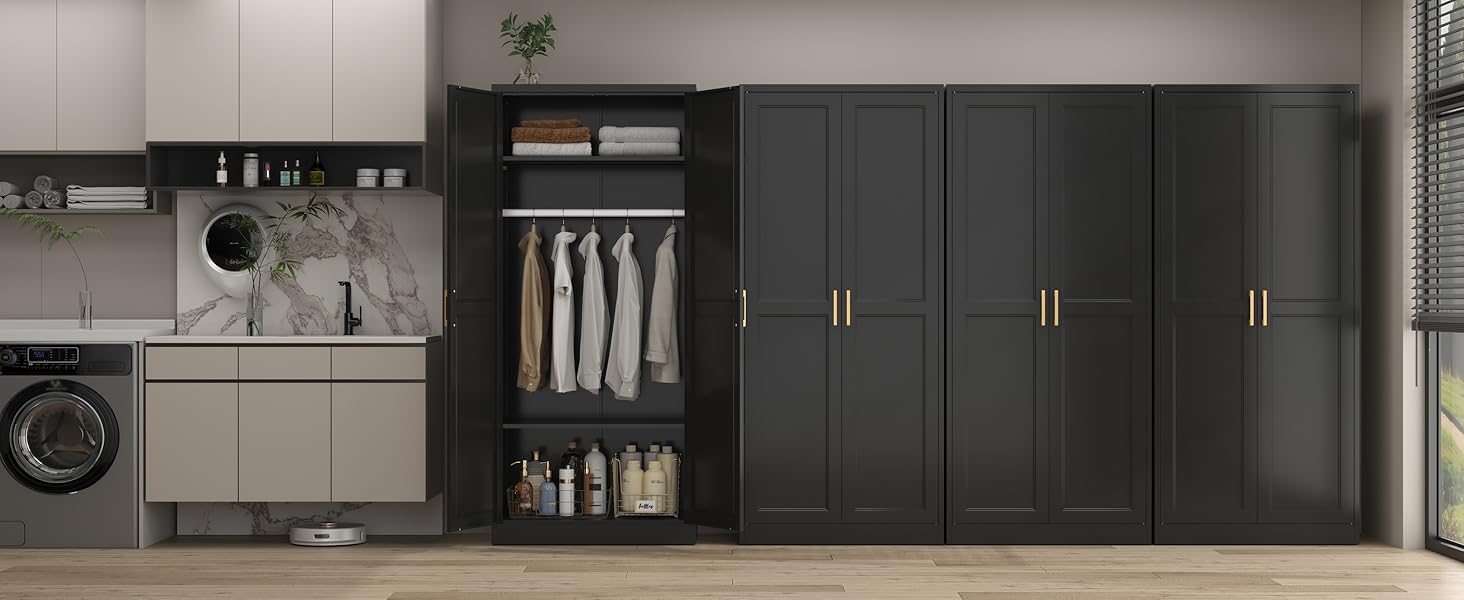 Metal Wardrobe Cabinet