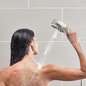 Using the XPB-139E-769ME PowerPulse Massage Hand Held Shower Head