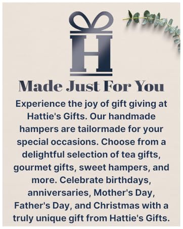 sweet hamper and afternoon tea boxes with happy birthday chocolate