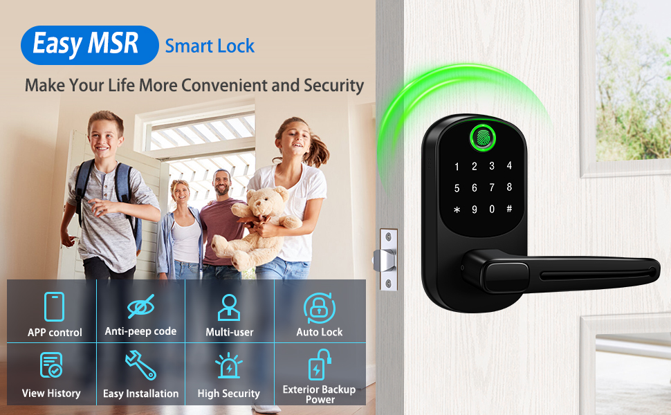 keyless entry door lock