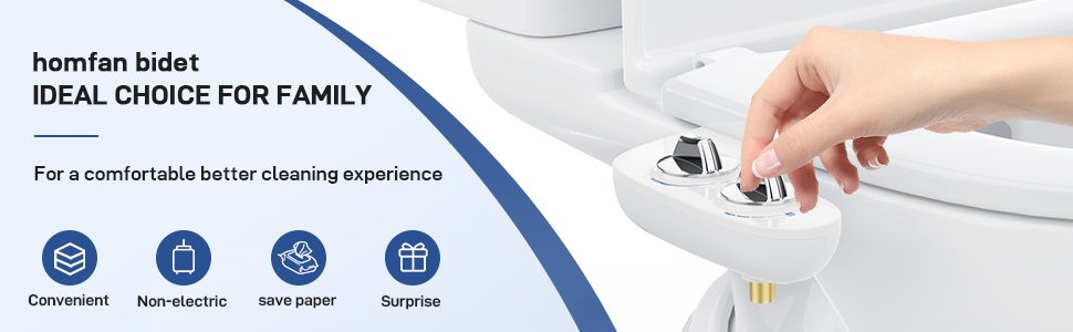 Bidet Attachment for Toilet