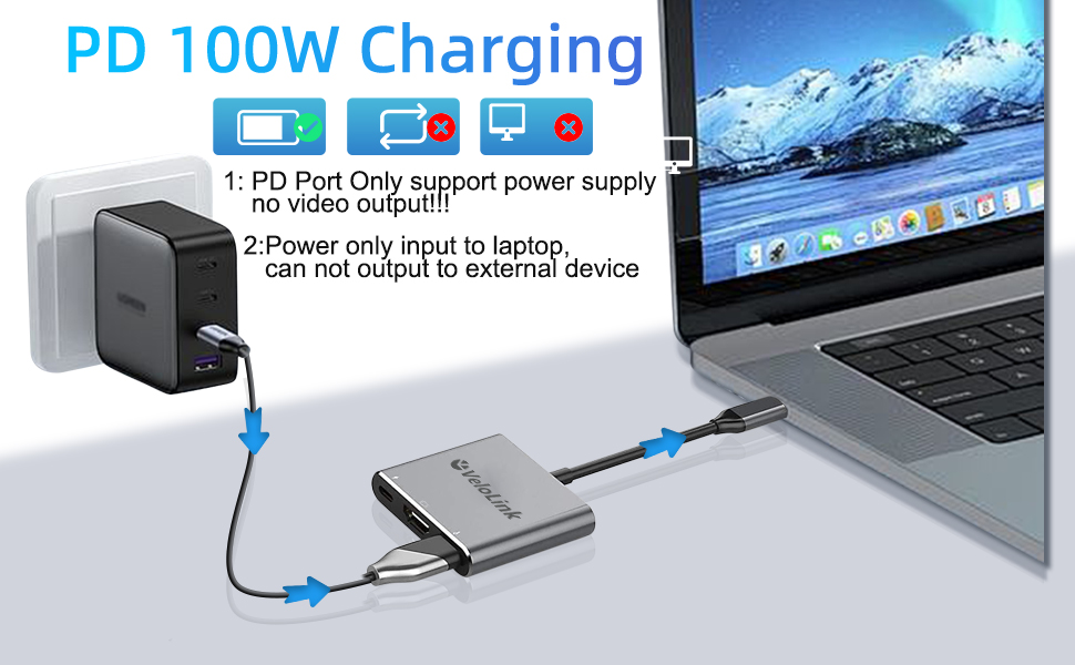 3in1 USB C to HDMI Adapter