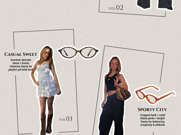 TIJN Olisa Oval Blue Light Blocking Glasses