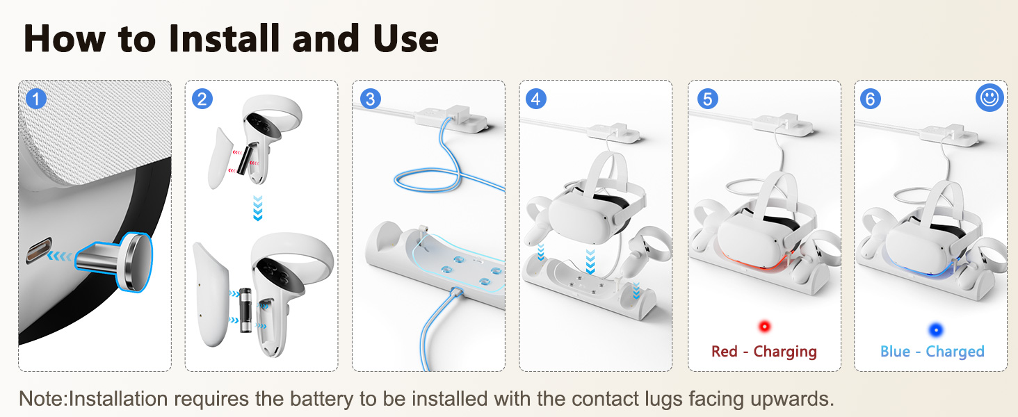 quest2 headset charging station