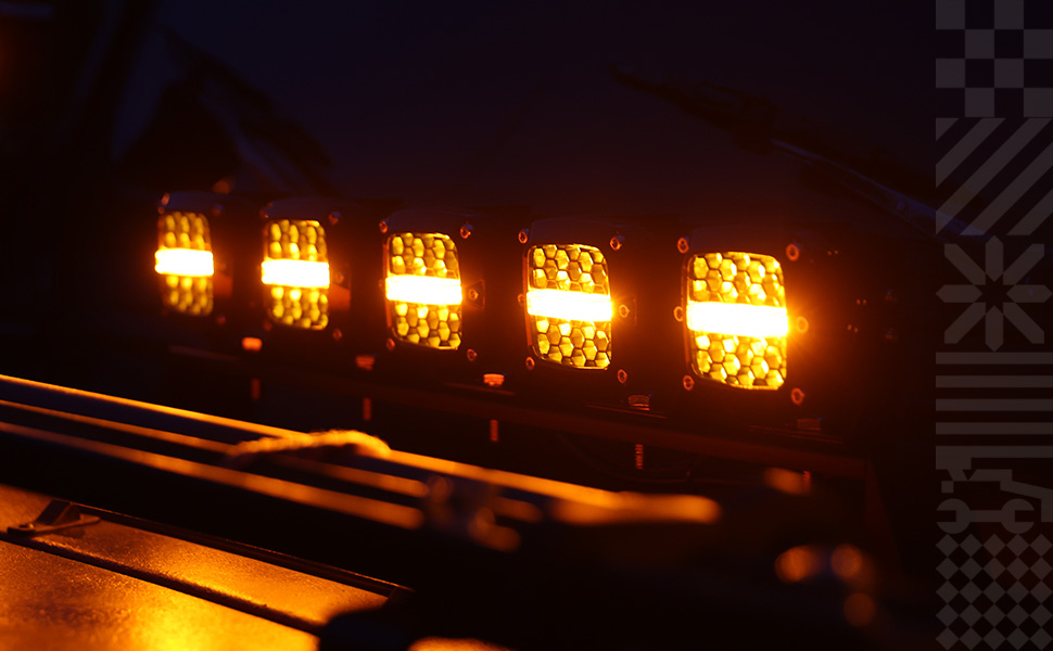TRUE MODS 3" 120W LED Pods Offroad Driving Ditch Light Cube