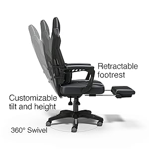 Amazon.com: STAPLES Emerge Vomax Bonded Leather Ergonomic