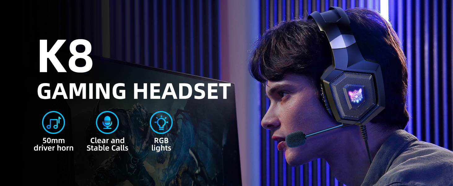 K8 Gaming Headset