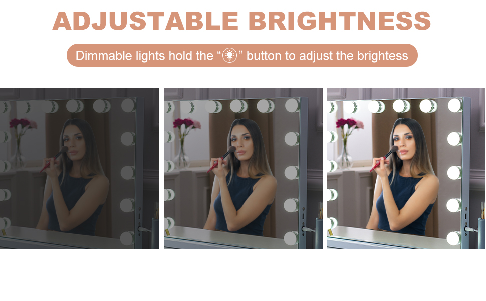 ADJUSTABLE BRIGHTNESS