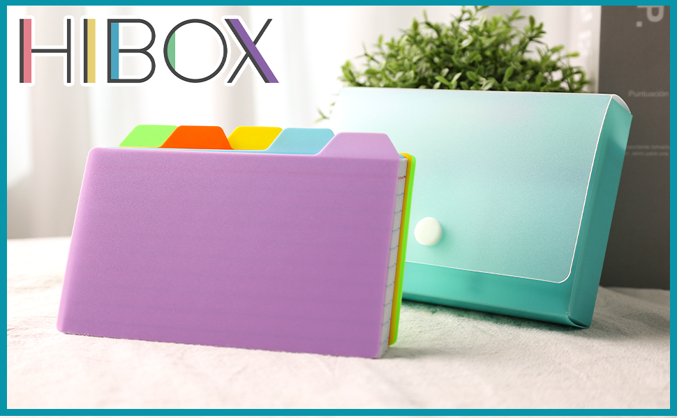 HIBOX 106PCS Notecard Holder Set, 3 x 5inch Flashcard