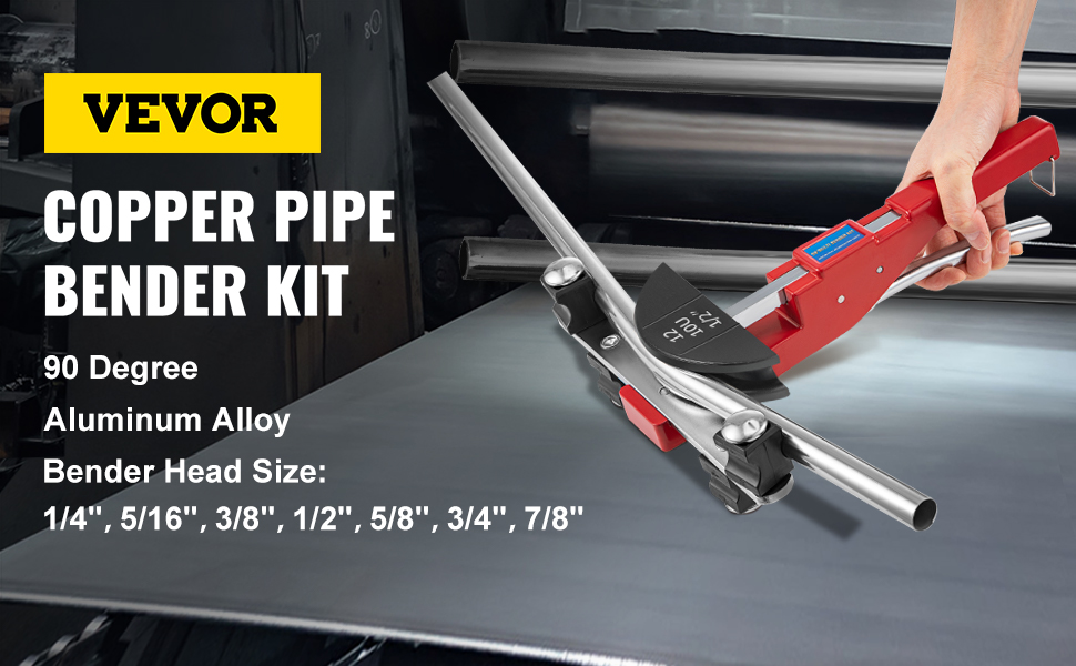 Mophorn Pipe Bender, Tube Bender Kit Hand Tool 1/4 to 7/8 Inch