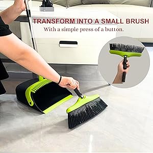 stand up dustpin and brush sets long handle dustpan and brush sets transform into small brush