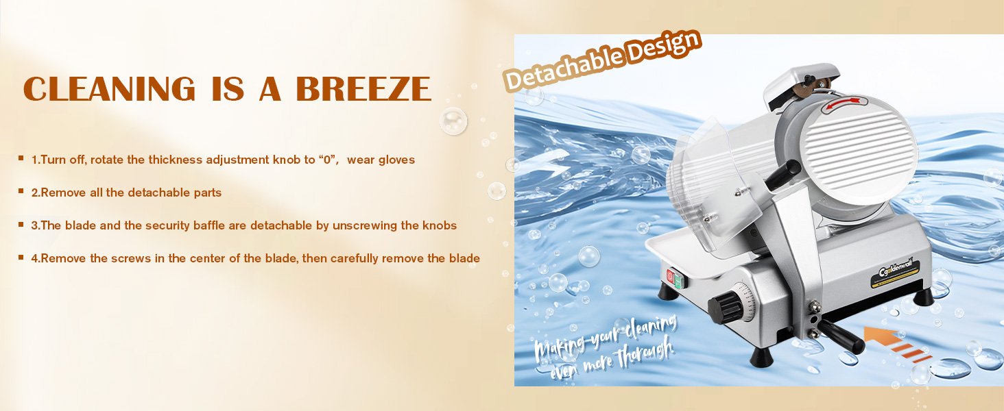 Cleaning is A Breeze Detachable Design
