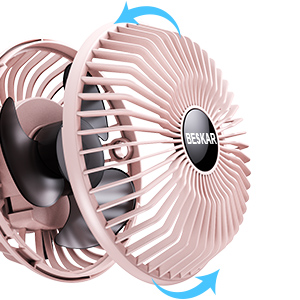 removable usb clip on fan easy to clean small desk fan for personal cooling