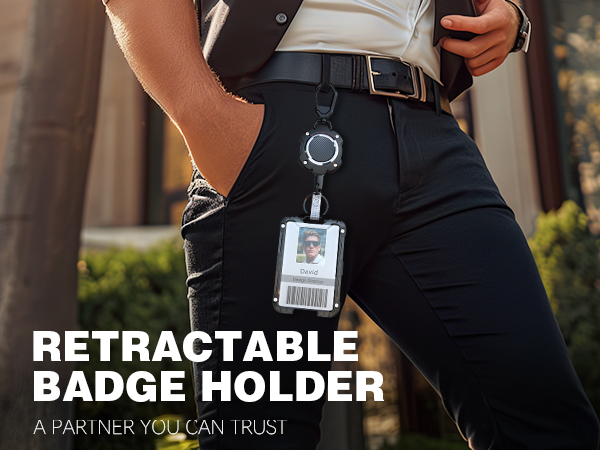 Amazon.com : LIUGX Retractable Badge Holders, Heavy Duty