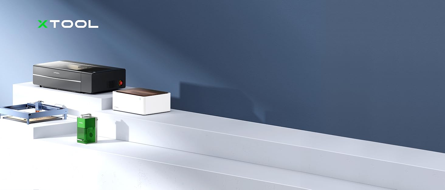 xTool Smoke Purifier for M1 Laser Engraver, Fume Extractor for xTool D1/D1 Pro (Use with