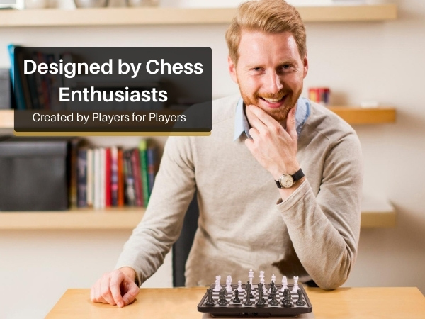 electronic chess board chessboard game set computer play learn skills kids children parents ai chess