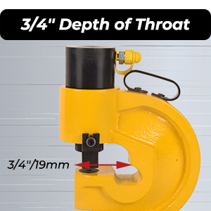 3/4'' Depth of Throat