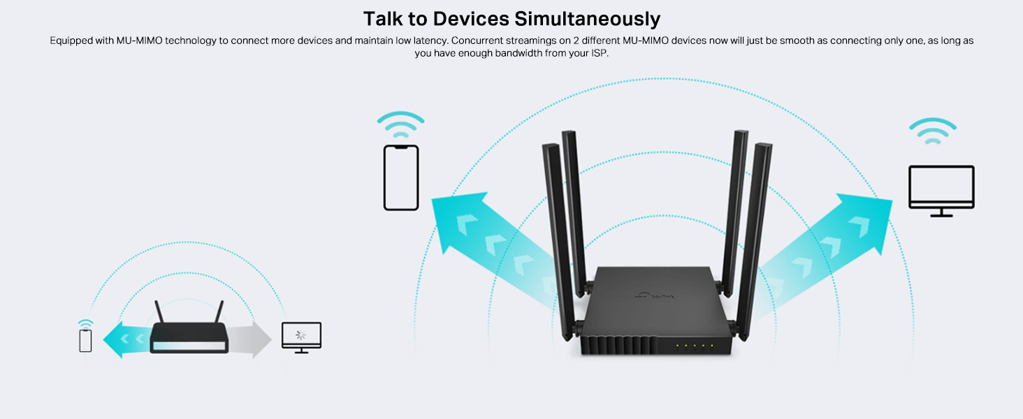 Archer C54 AC1200 Dual Band Wi-Fi Router