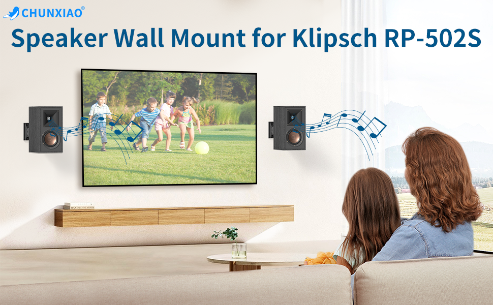 Chunxiao Upgrade Speaker Wall Mount for Klipsch RP502S