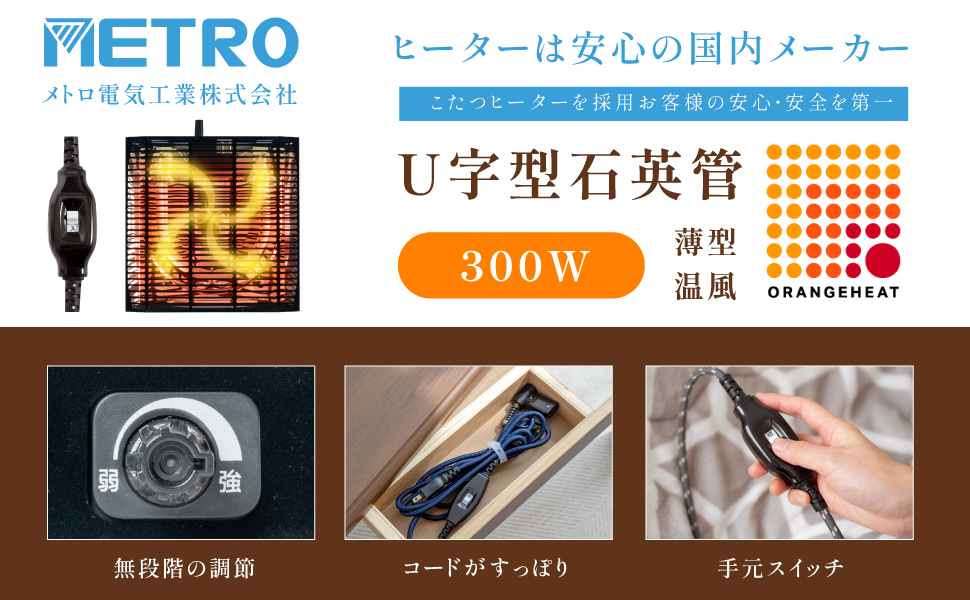 Amazon.co.jp : 【サカモト商事】こたつ テーブル 暖房器具 折れ