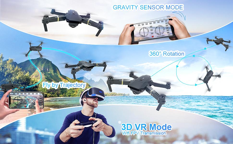 3D flip & one key return & Headless mode & Trimming