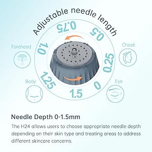 Adjustable Needle length 