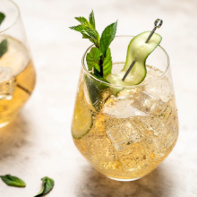 mint sparkling water