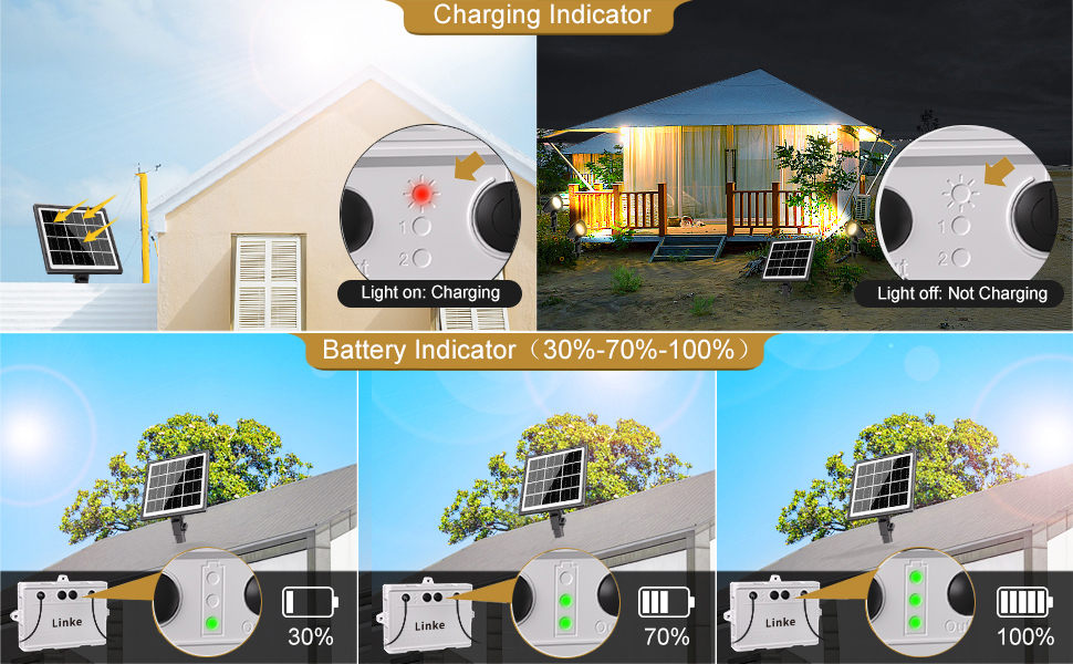 solar powered spotlight