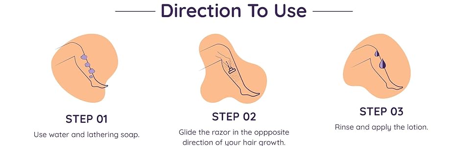 Shea Butter Body Razor for Women's Hair Removal