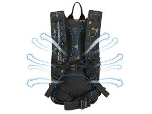 hydration backpack 3L water backpack molle tactical hydration pack hiking backpack hunting backpack